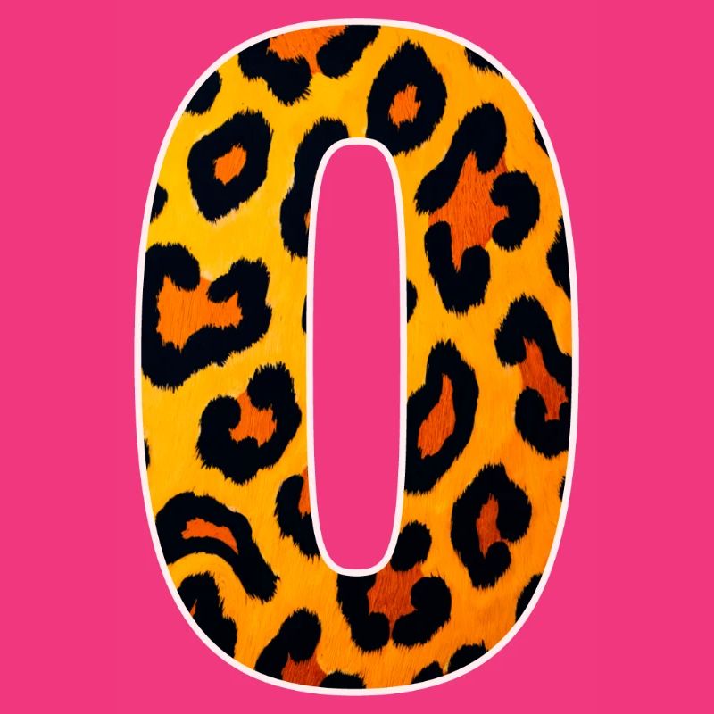 Leopard_Buchstabenmuster_ _O