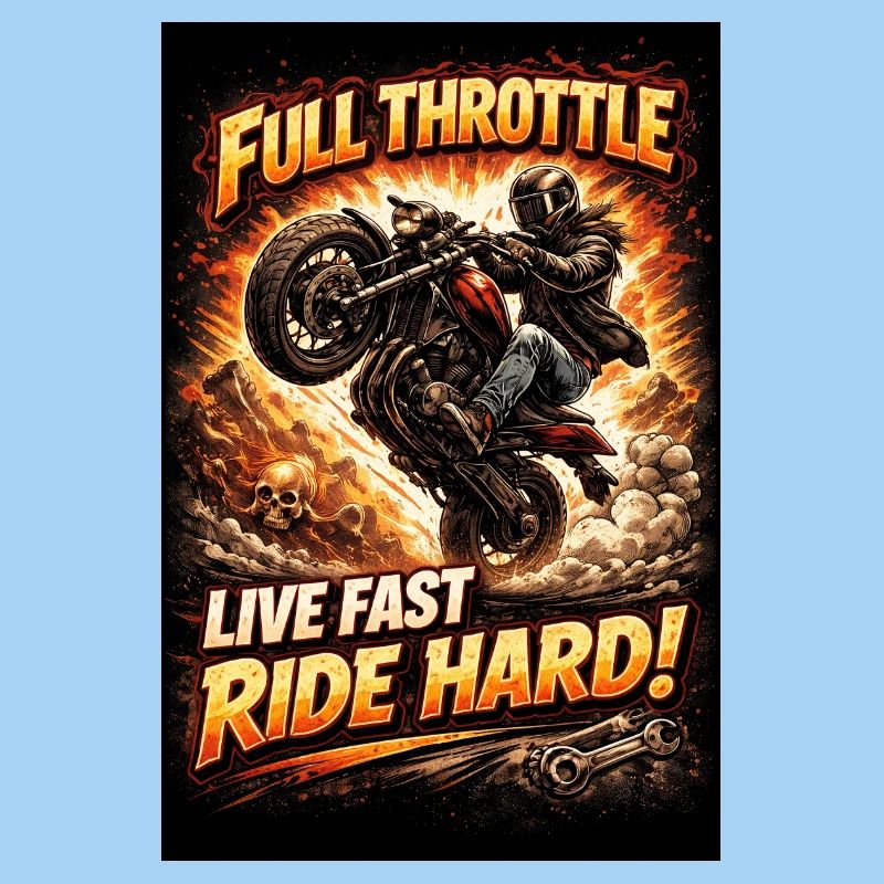 Full throttle: Motorcycle Fire