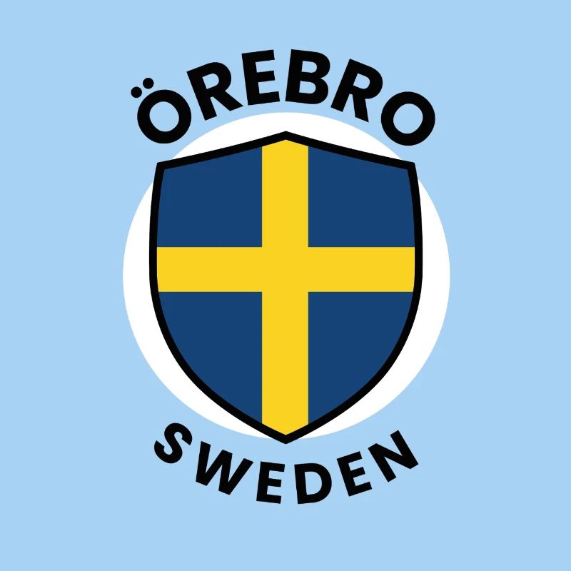 Drapeau du Bouclier d’Örebro Suède
