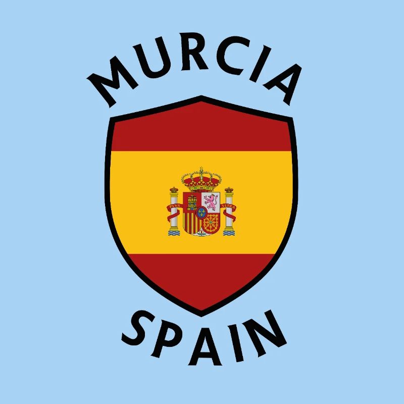 Bouclier de Murcie sous drapeau espagnol