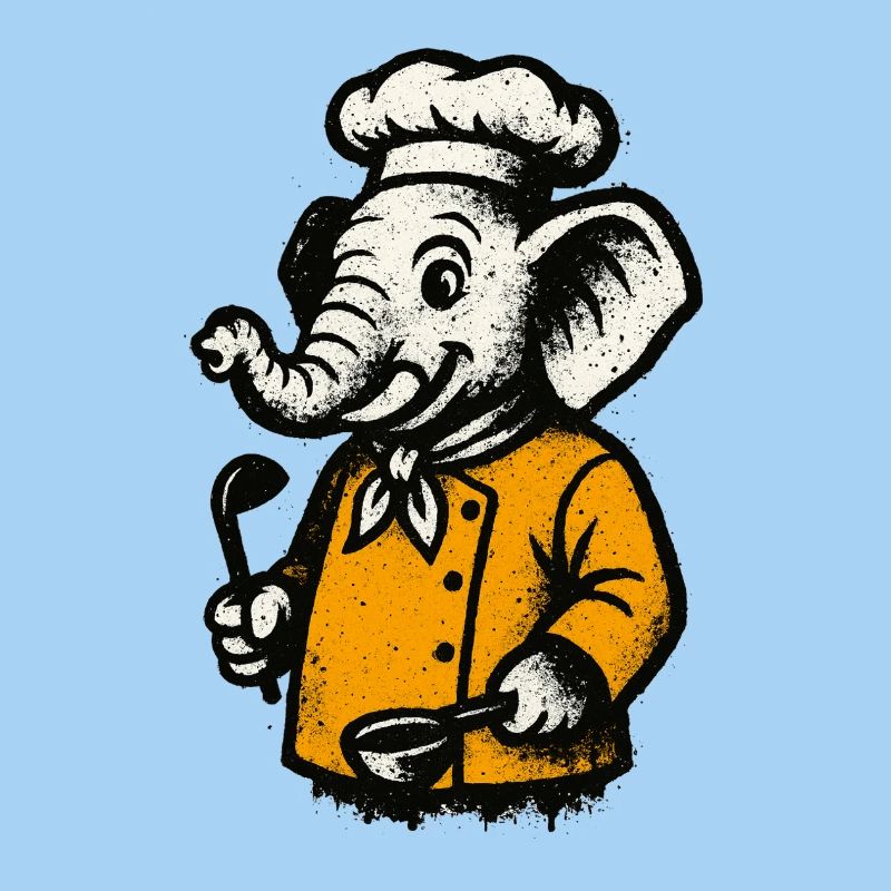 Cooking Elephant Chef