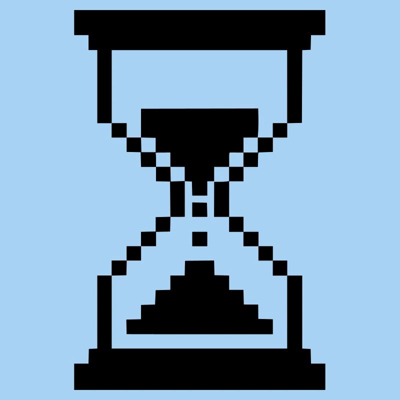 Pixel Sanduhr Ladesymbol
