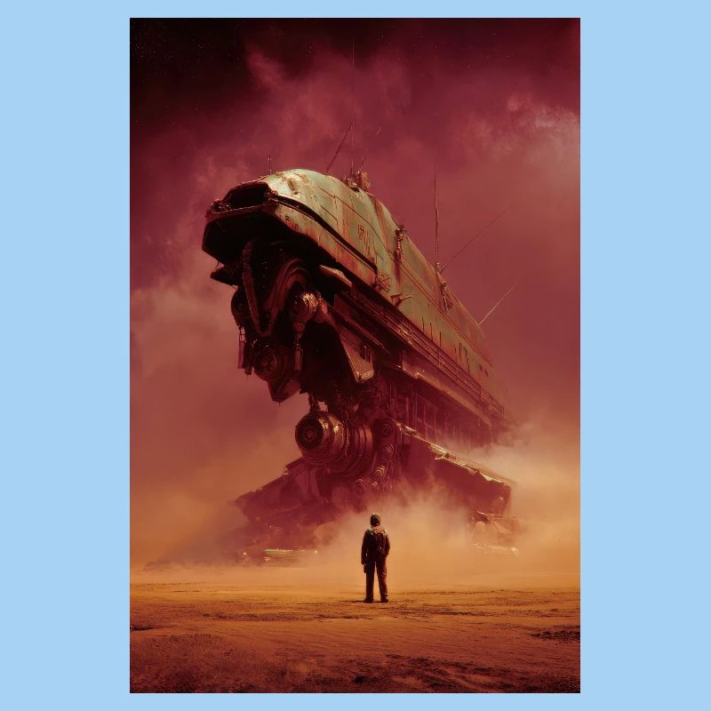 Lone Pilot Faces Desert Mech