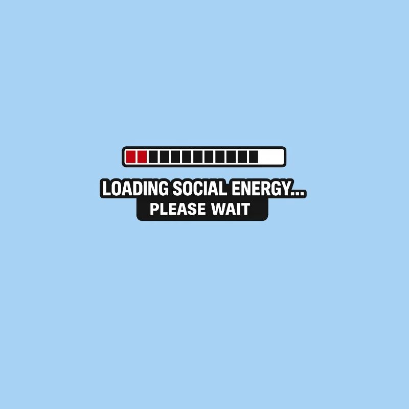 Soziale Energie wird geladen