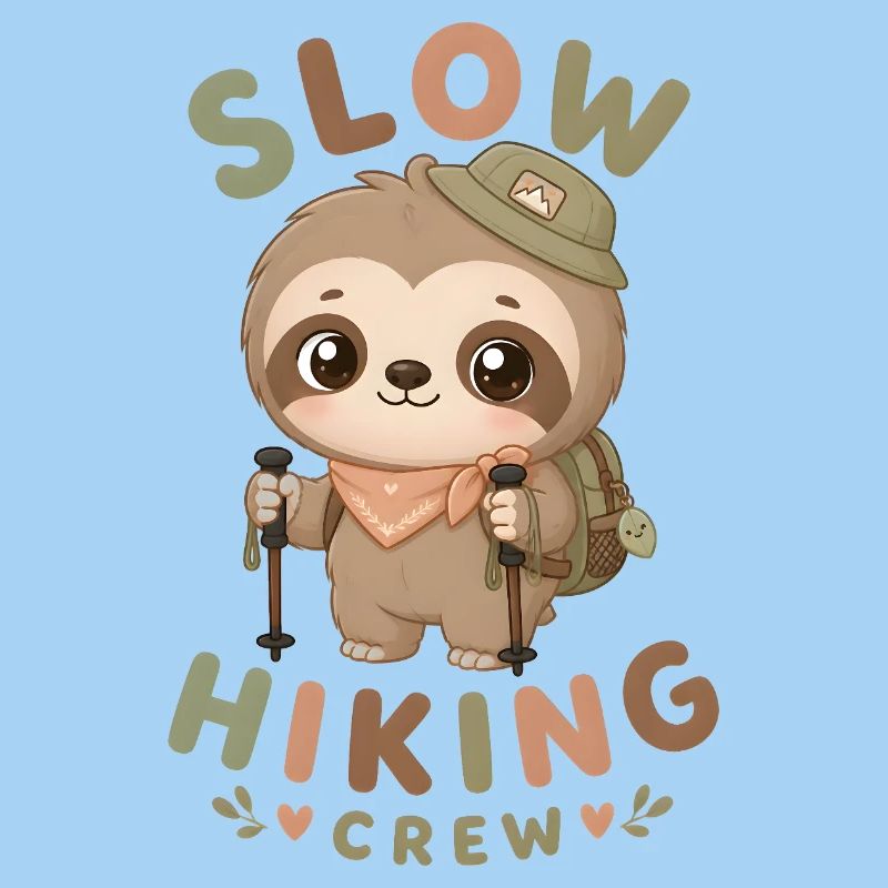 Langsam wandernde Faultier-Crew