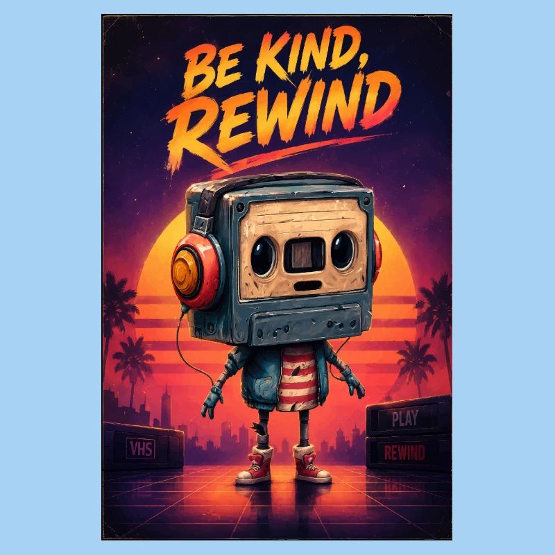 Be Kind, Rewind Robot Sunset