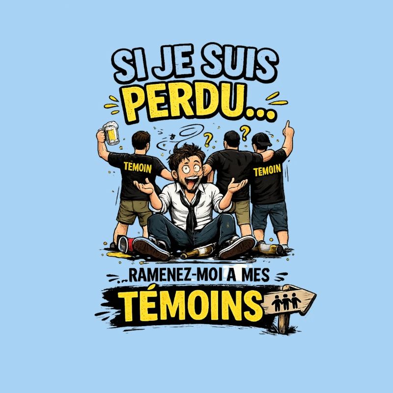 Perdu… TémoinS - Bande d’amis comique