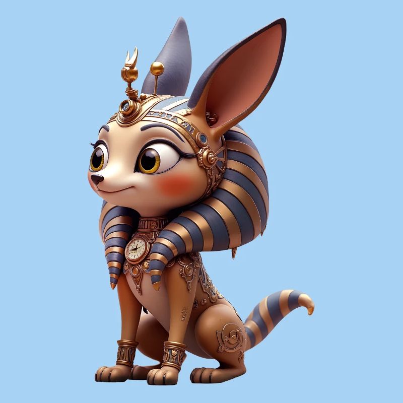 Armadillo steampunk doré