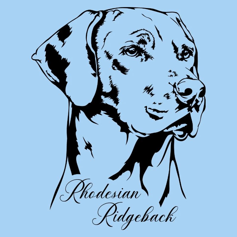 RHODESIAN RIDGEBACK RR Dog portrait Wilsigns
