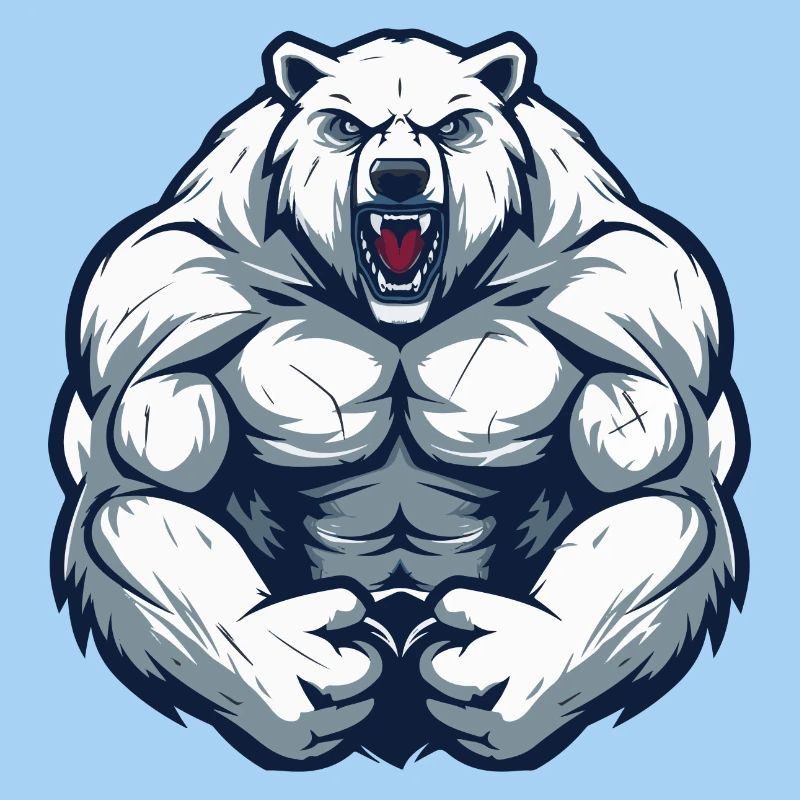 Eisbär Comic Workout