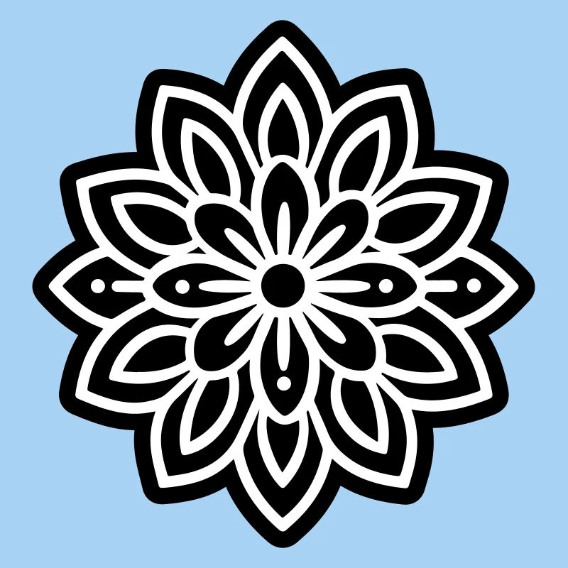 Blüte Mandala