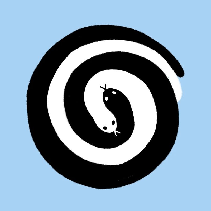 Yin-Yang Schlangen