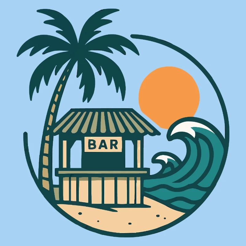 Bar de l’île de plage