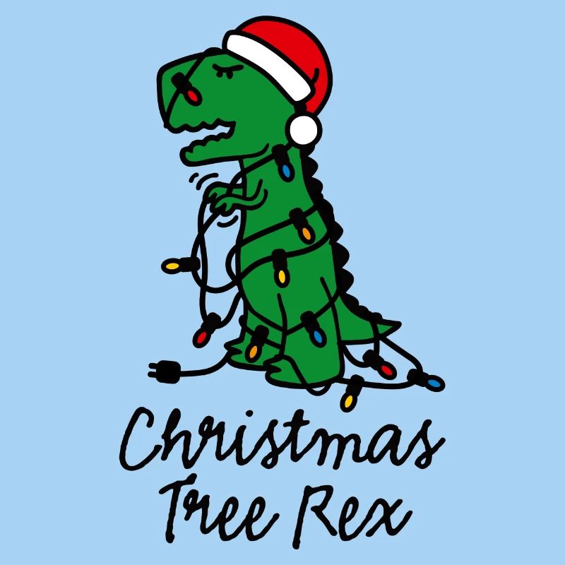 Christmas tree rex ugly xmas Sapin de Noël dino