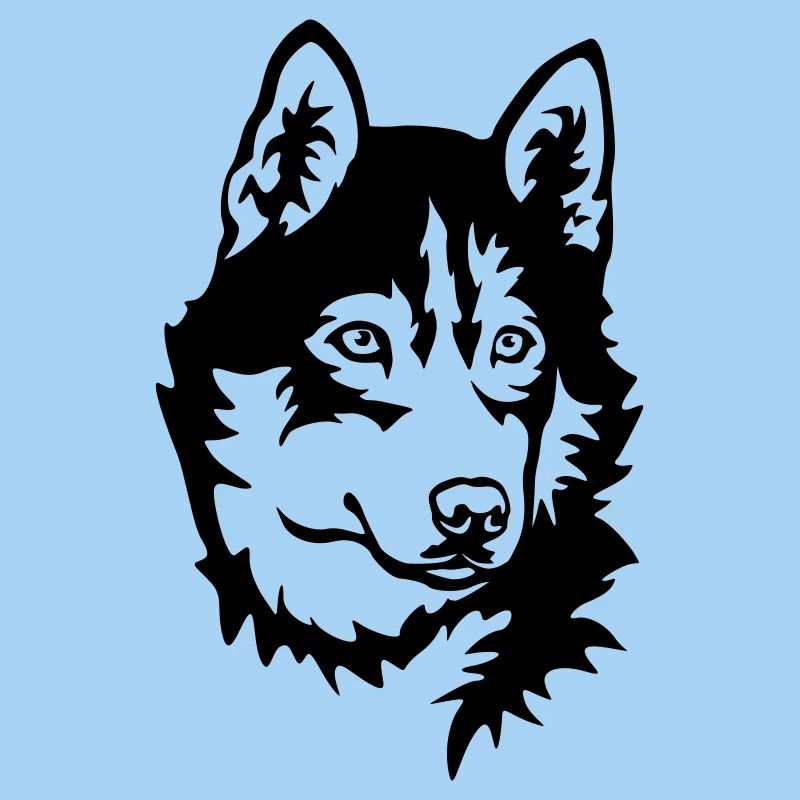 Husky Kopf