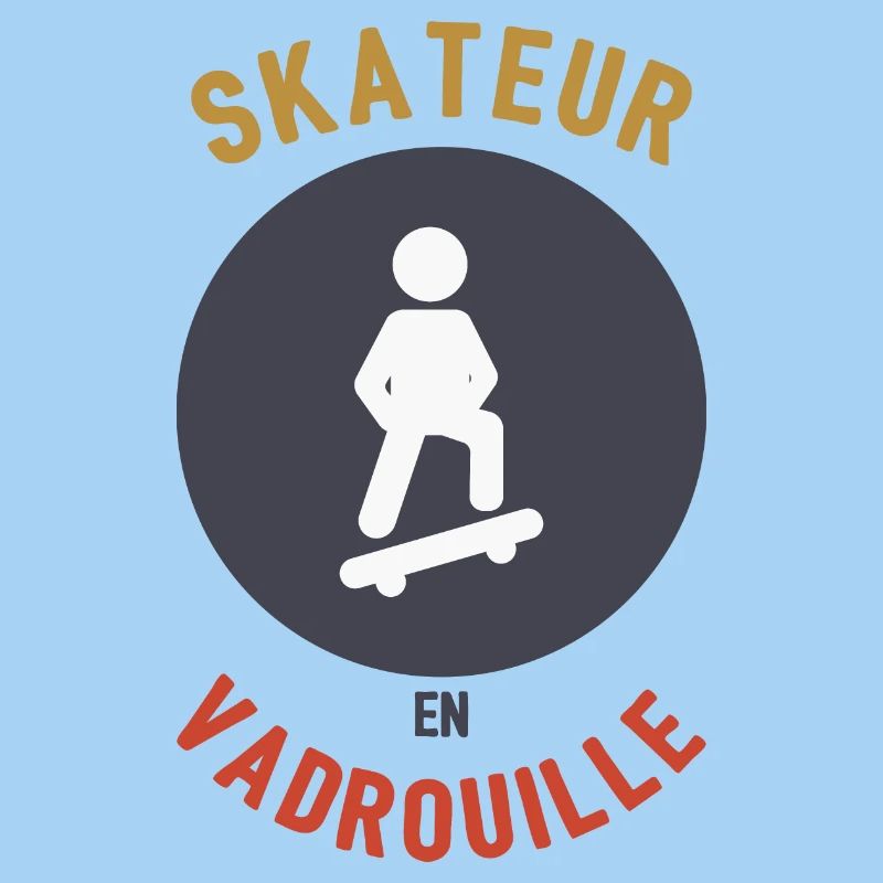 Skateboarder im Mopp