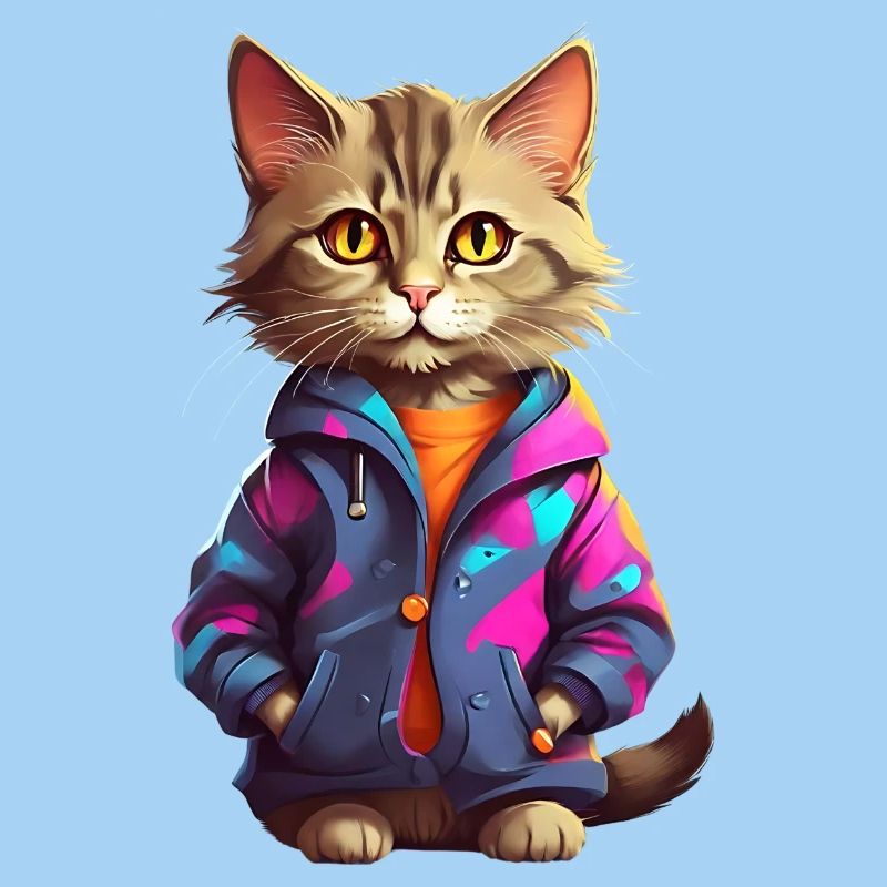 Chat Urbain Stylé