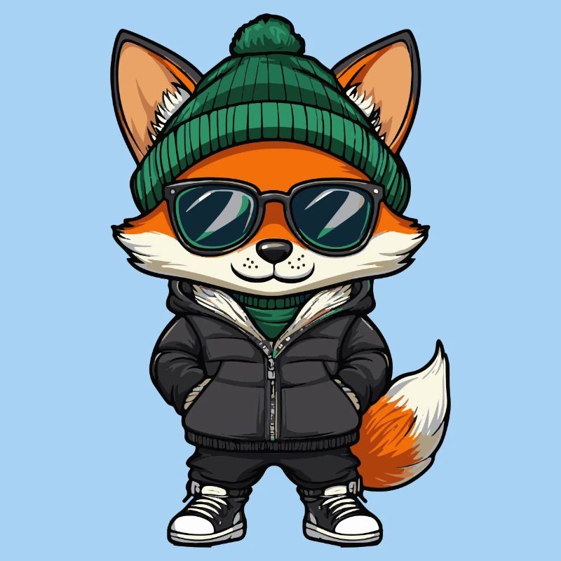 Fuchs Winter Comic
