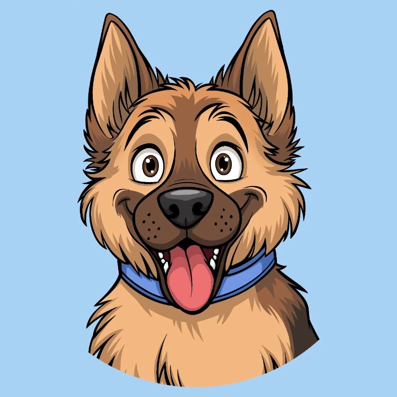 German Shepherd Portrait