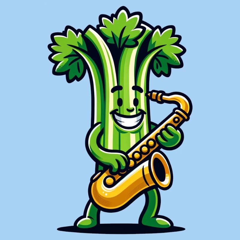 Le céleri Saxy apporte le jazz croquant