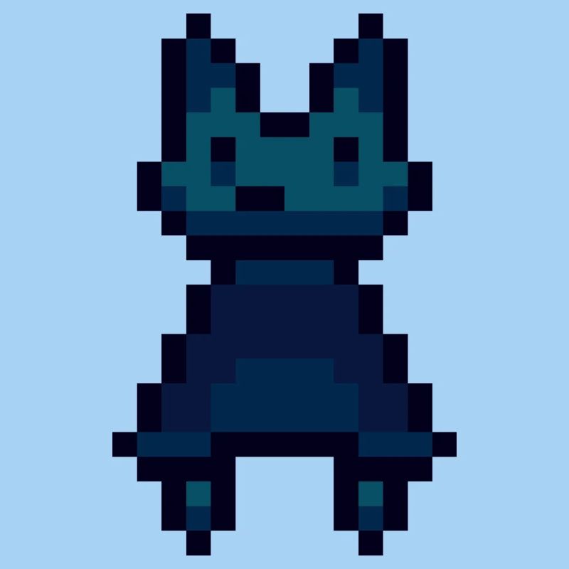 Pixel-Katze