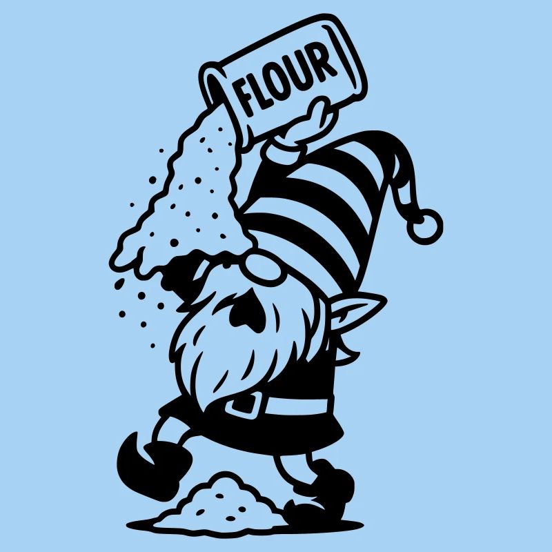 Gnome Flour Biscuits Bake