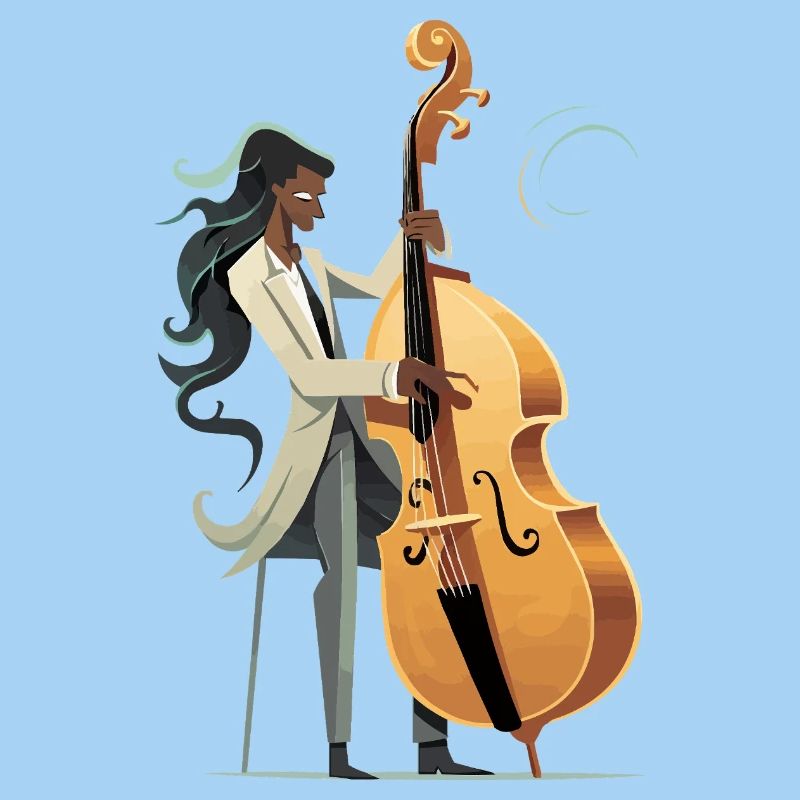 Maître du violoncelle dans le style moderne