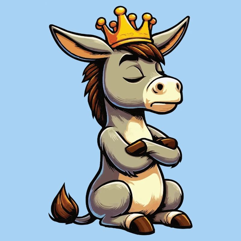 Donkey Donkey Donkey Holder Muli Long-Eared Donkey Muli