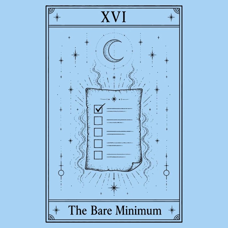 Das absolute Minimum | Tarotkarte