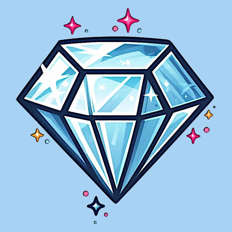 Glitzer Diamant