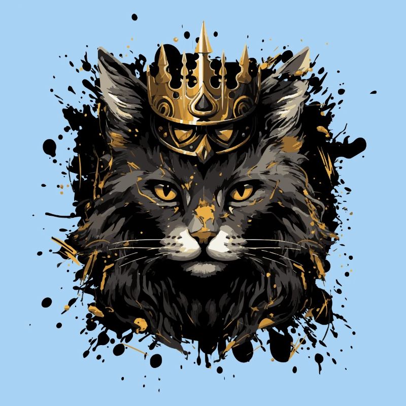 katze tier krone