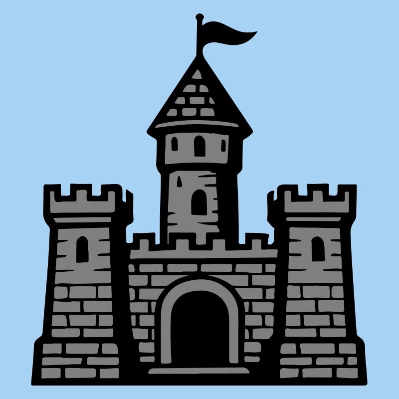 Castle Symbol Stone Wall