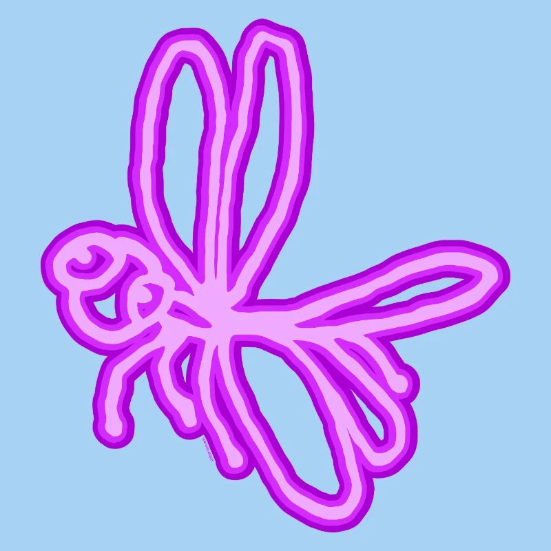 Neon Dragonfly