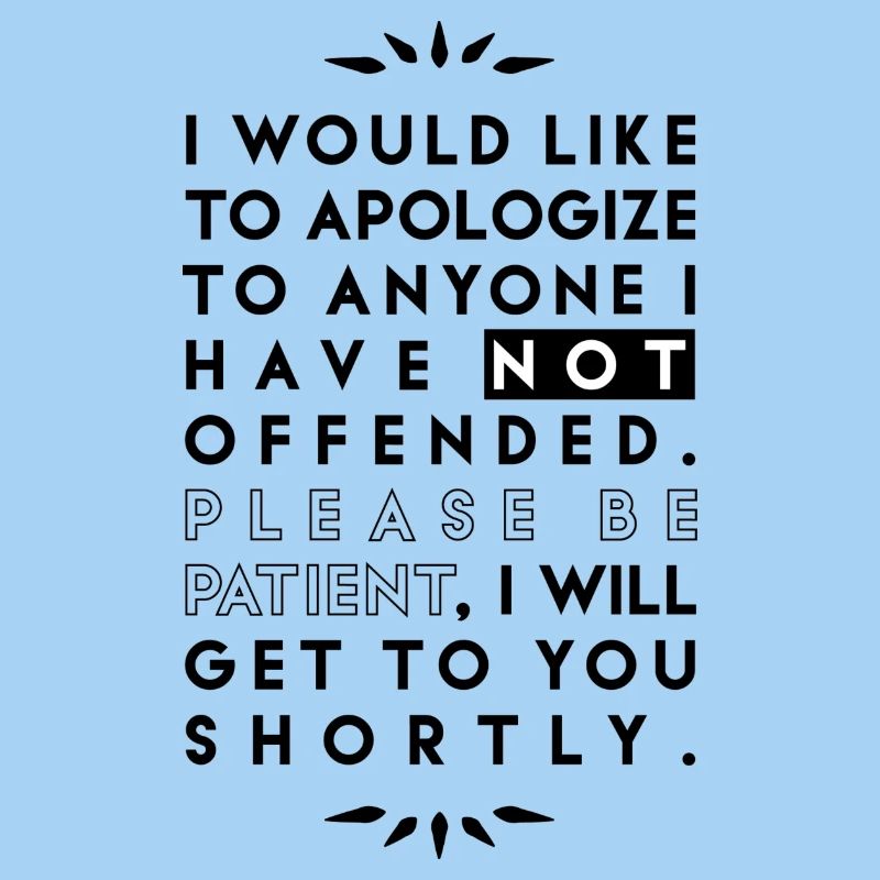 apologize.