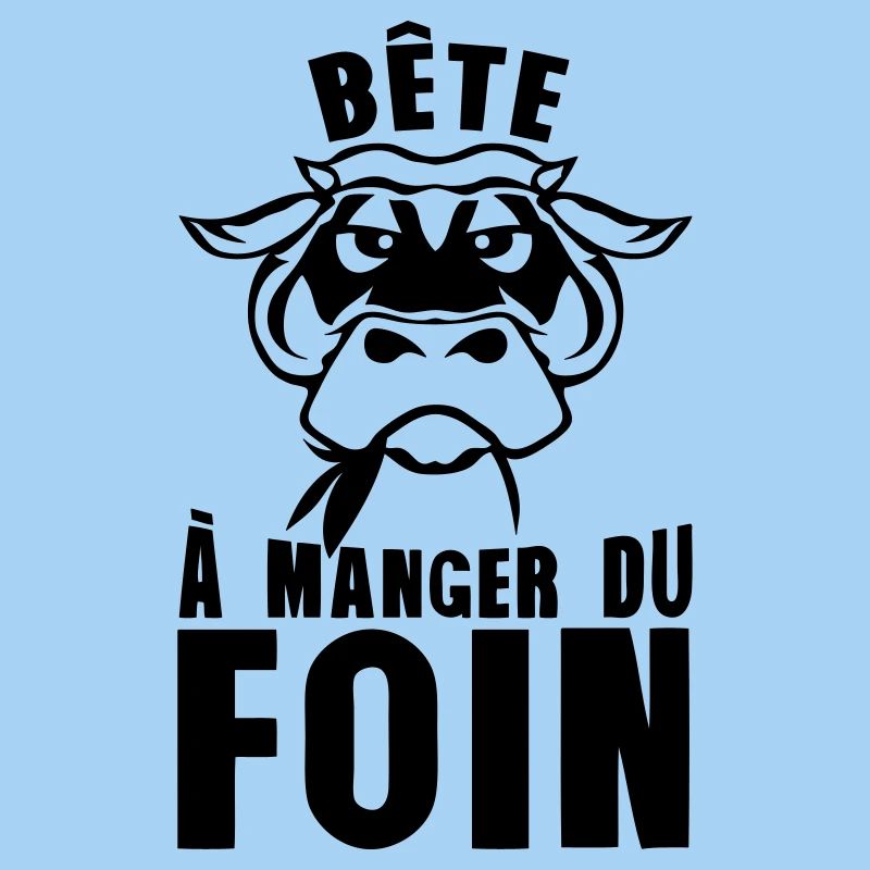 bete a manger du foin vache expression