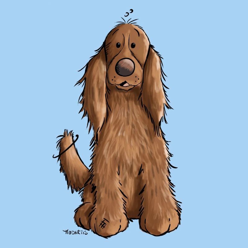 Cocker Spaniel mach Sitz