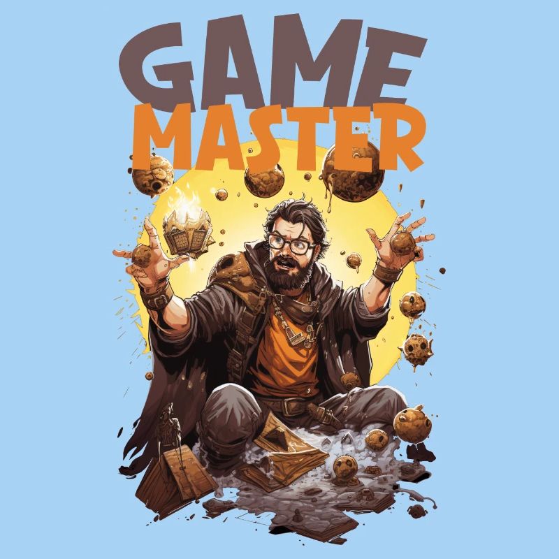 Game Master with Flying Dice – RPG Nerd