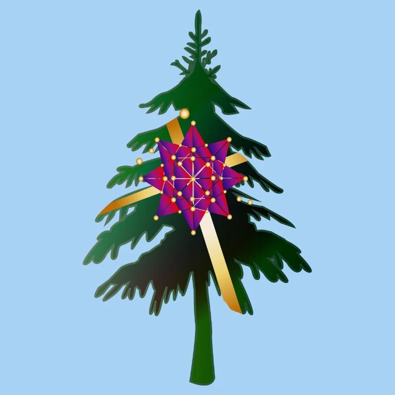 Christmas Tree or Christmas Tree & Gift Bow