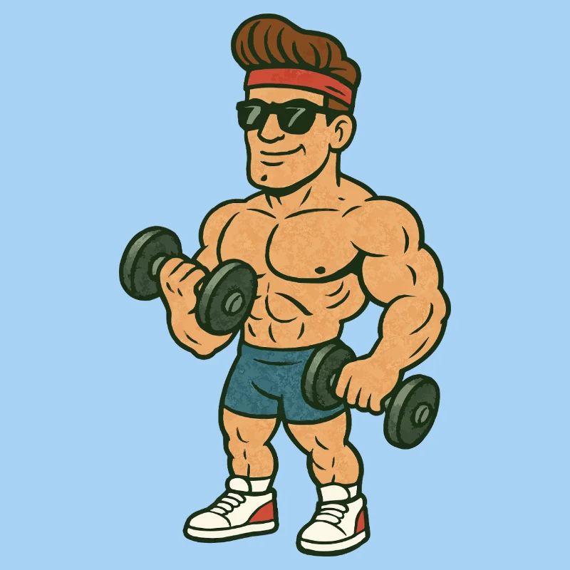 Bande dessinée Bodybuilder