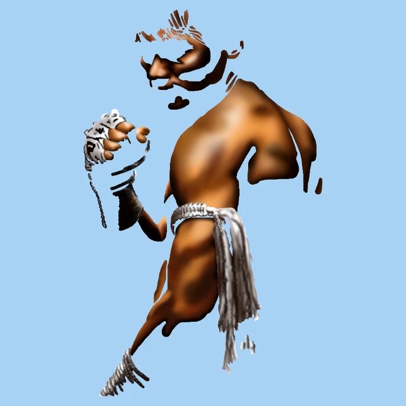 Kampfgeist Boxer Illustration