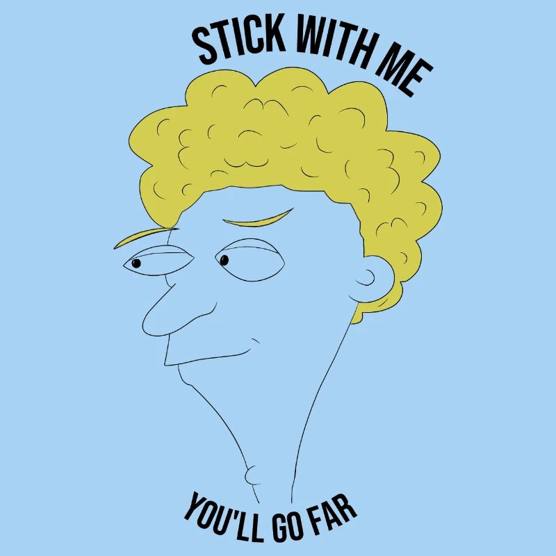 Bleib bei mir, du kommst weit – Mann