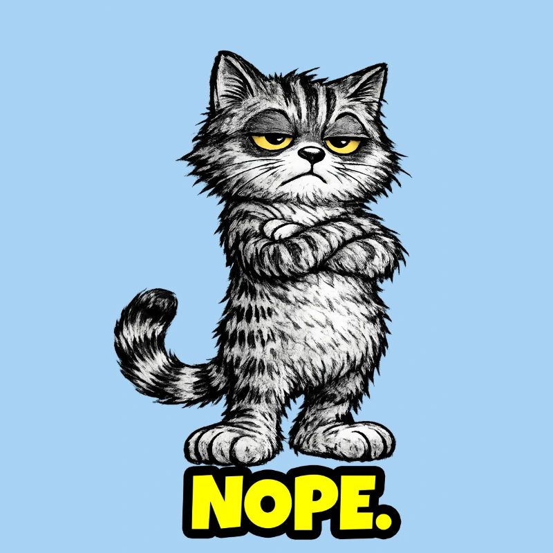 Nope. – Grumpy Katze (Chef Vibes)
