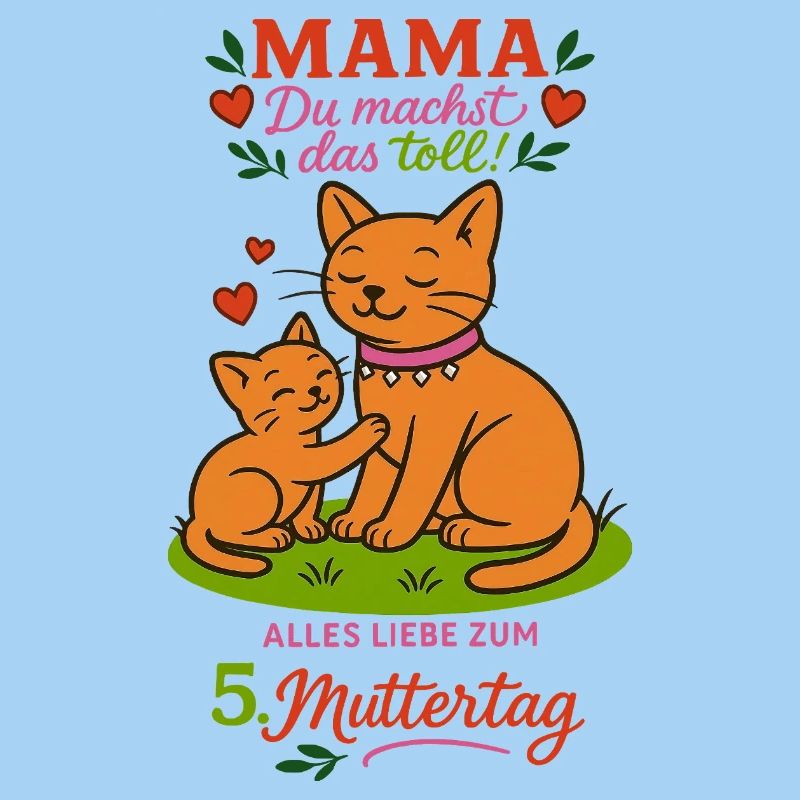 5. Muttertag - Mama, du machst das toll!