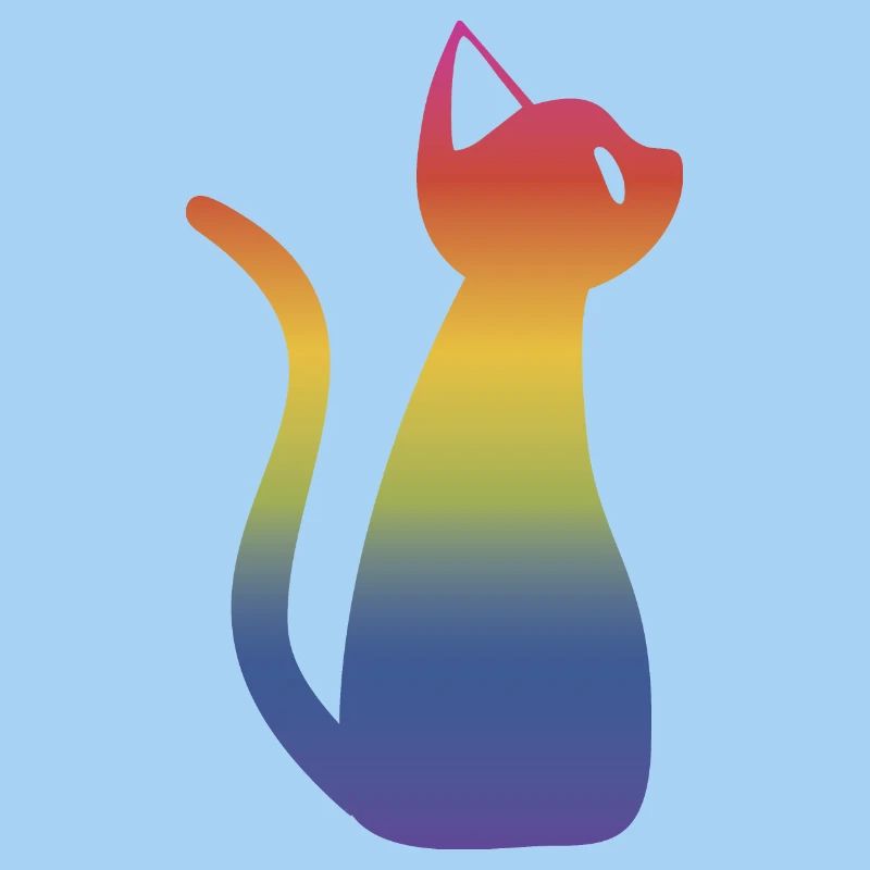 Regenbogen Katze