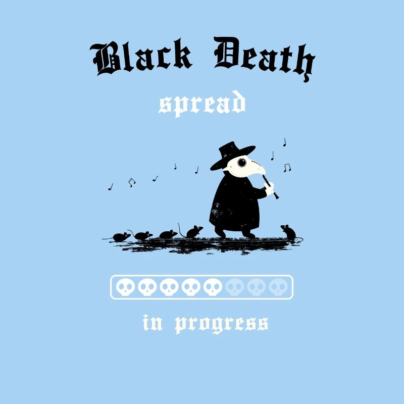 Black Death - spread in progress