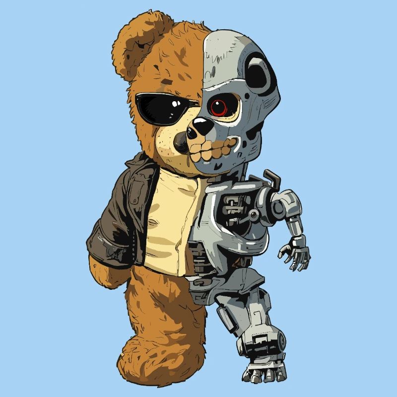 Bear Robot Cyborg