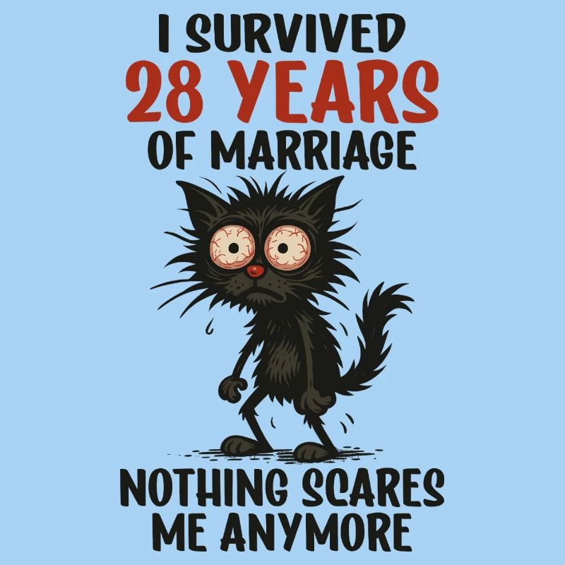 28 Hochzeitstag Geschenk Mann Frau Ehemann Ehefrau