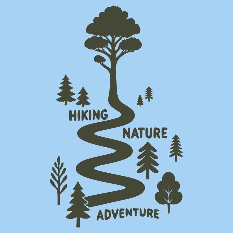 Forest Path Adventure Nature Motif