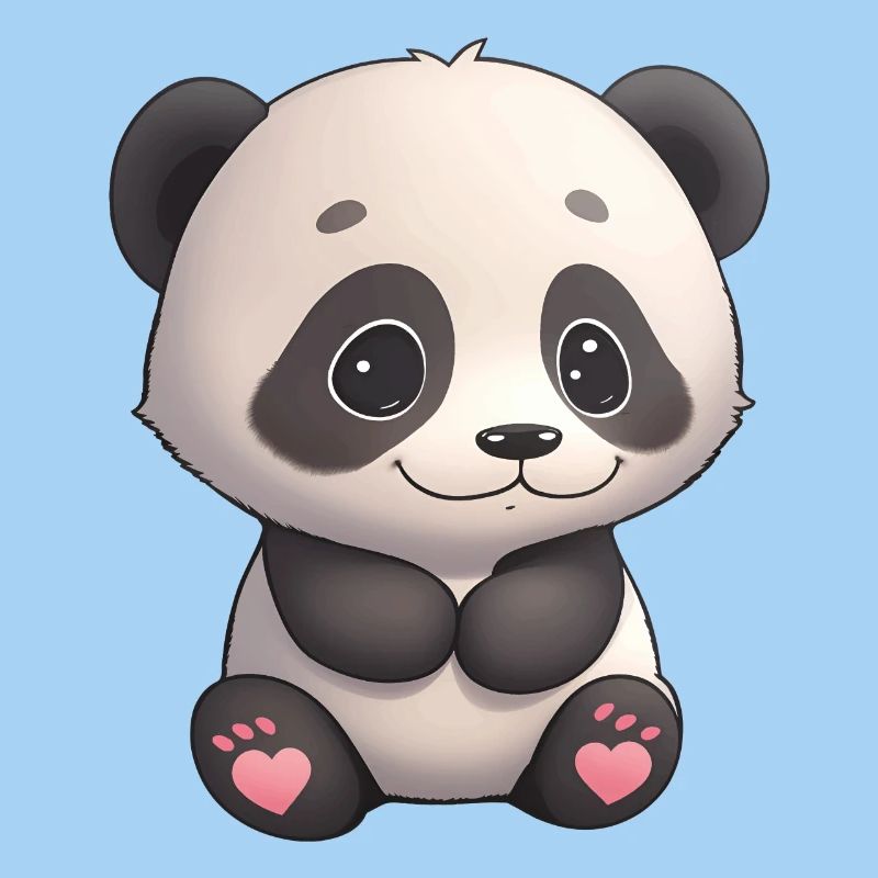Total niedliches Panda-Bärchen