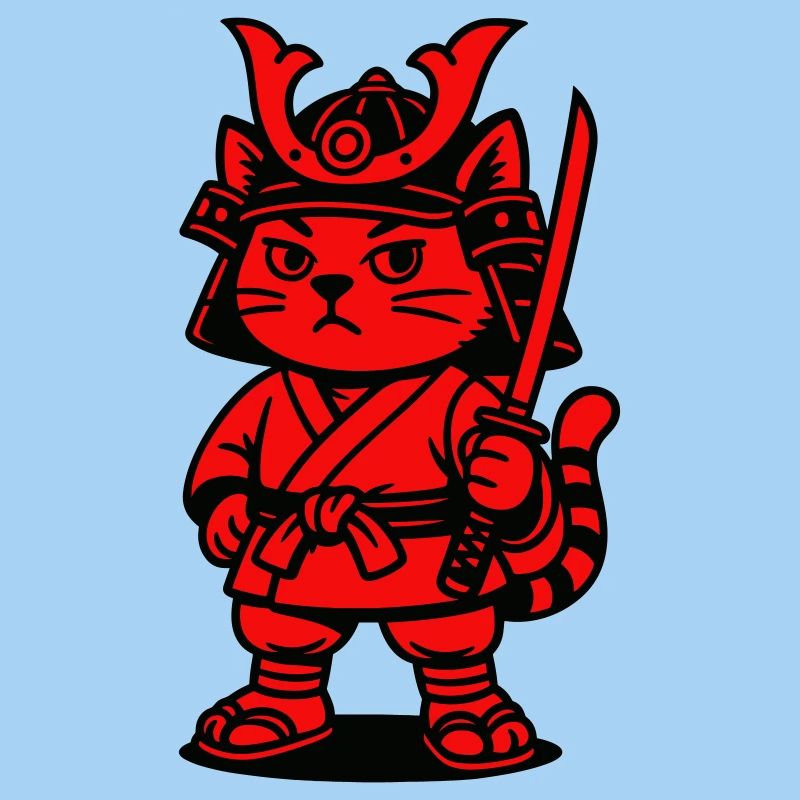 Samurai Cat